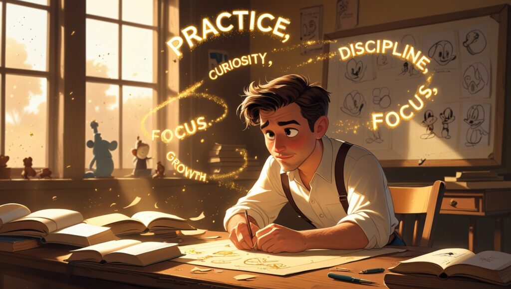 Illustration of mindset shift