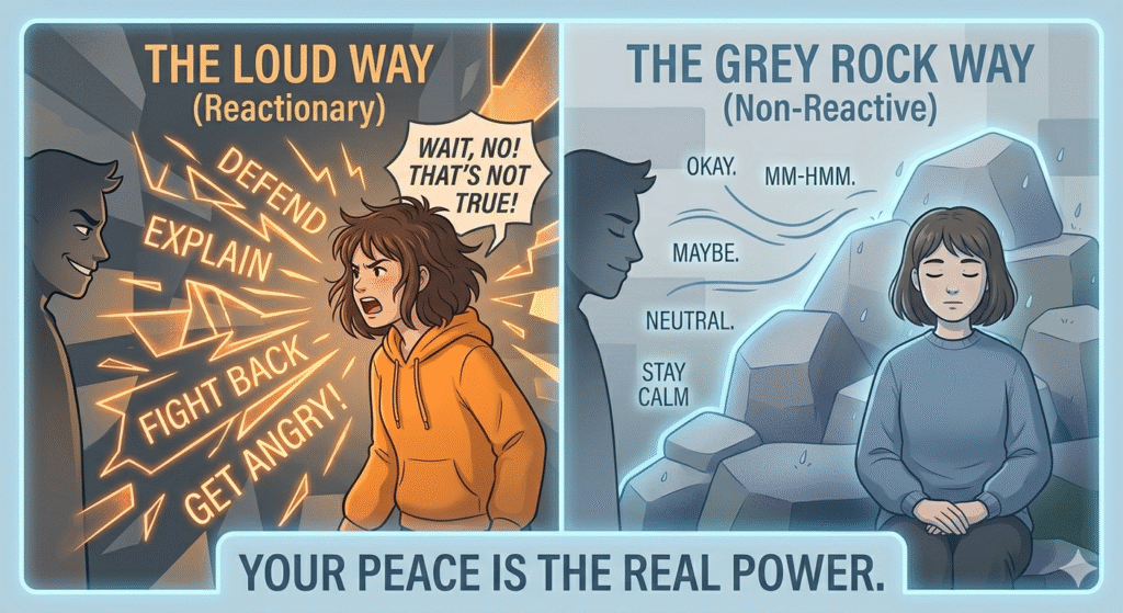 The Unshakeable Grey Rock Method