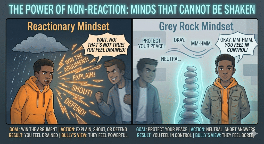 The Unshakeable Grey Rock Method